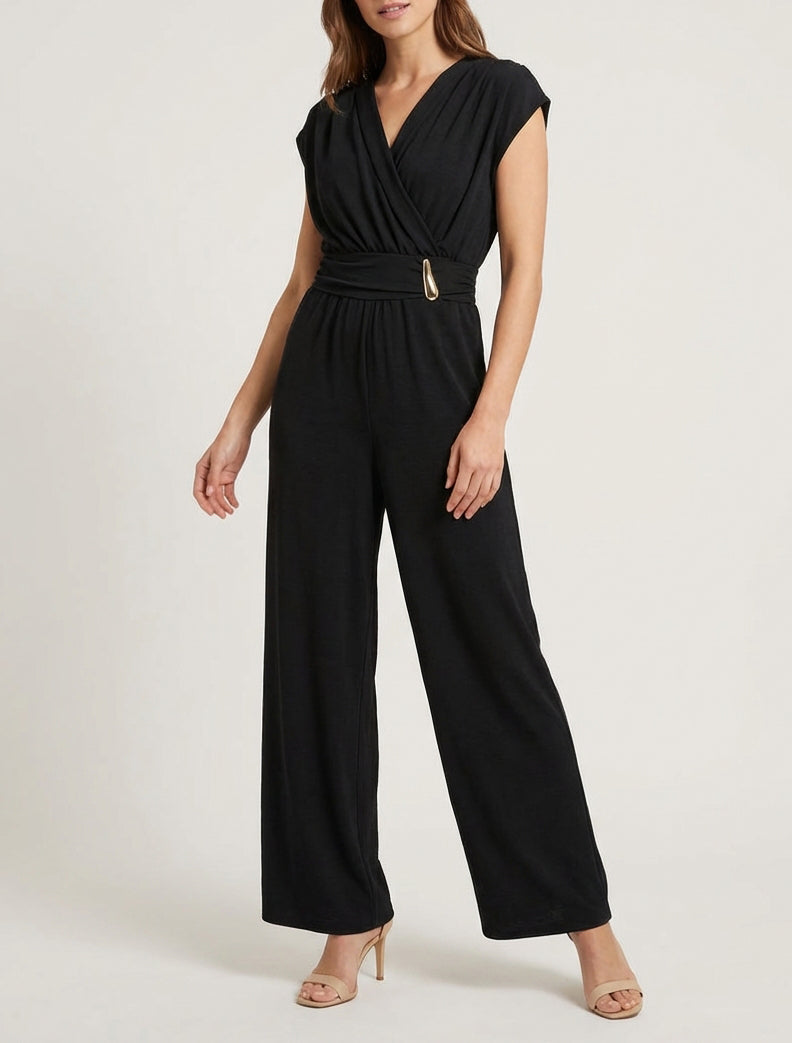 Combinaison sans manches à bijou - Noir