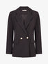 Veste basique cintrée à 2 boutons - Noir - 4