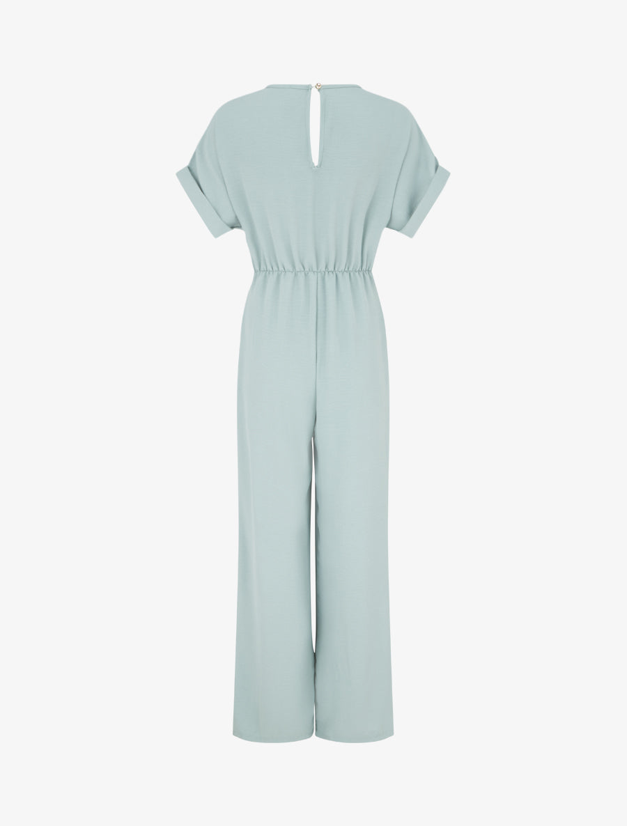 Combinaison unie à manches courtes - Vert d&