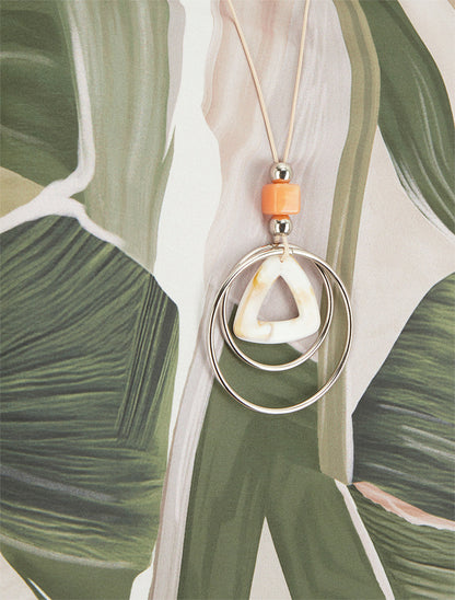 Top droit sans manches à imprimé abstrait - Kaki - 3