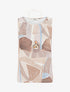 Top droit sans manches à imprimé abstrait - Beige - 1