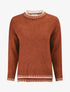Pull uni asymétrique - Rouille - 1