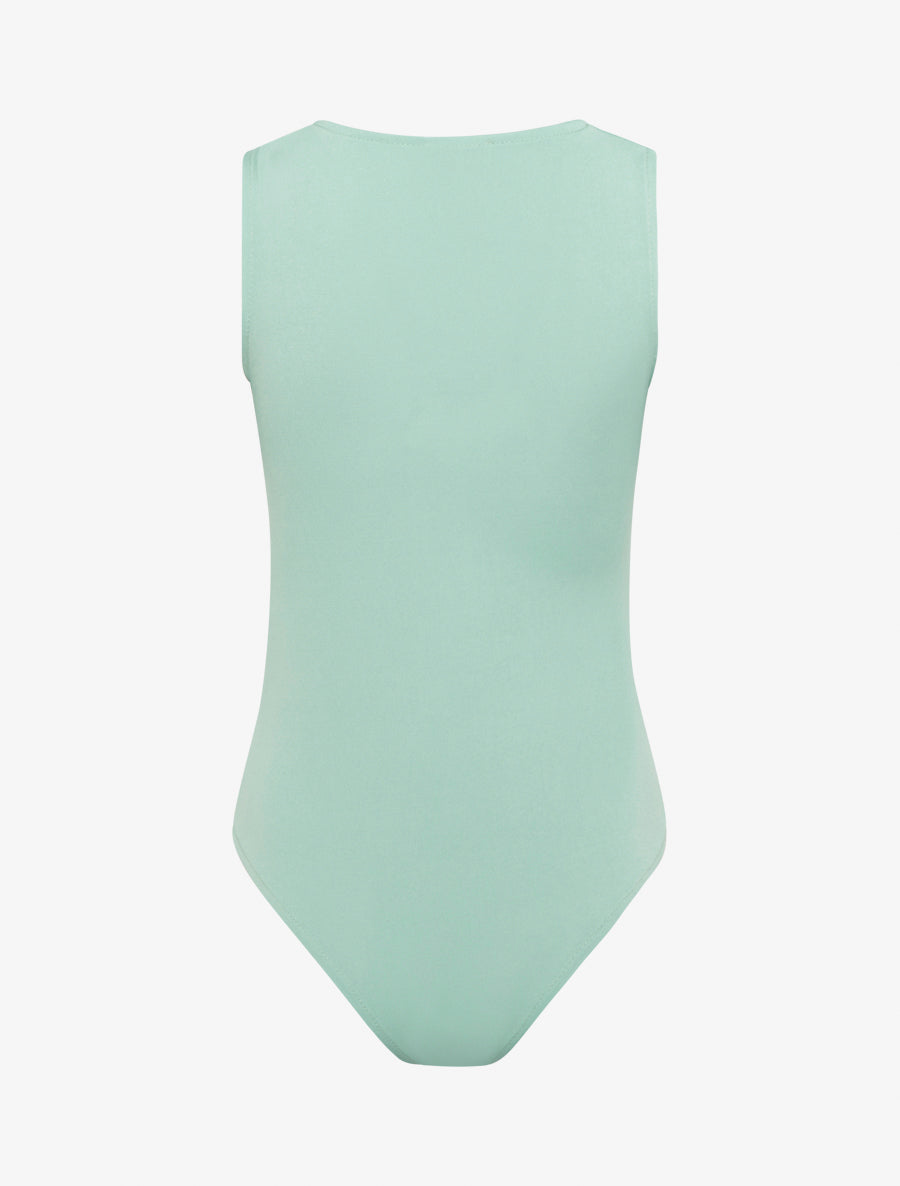 Body stretch à empiècement bijou - Vert menthe - 2