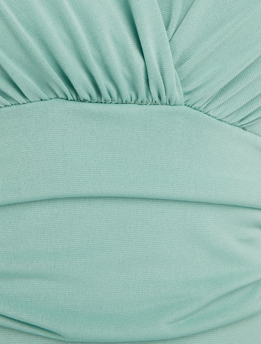 Body uni à dos nu - Vert d&