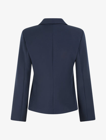 Blazer droit classique - Marine - 2