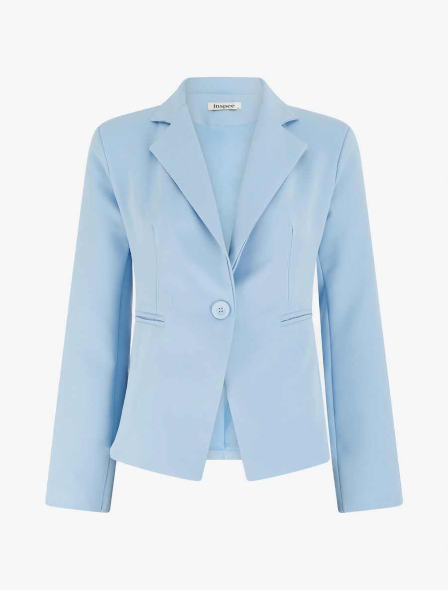Blazer droit classique - Bleu ciel - 1