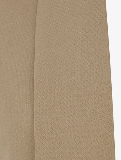 Blazer uni à manches froncées - Taupe