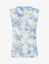 Top sans manches en tulle à fleurs - Bleu - 1