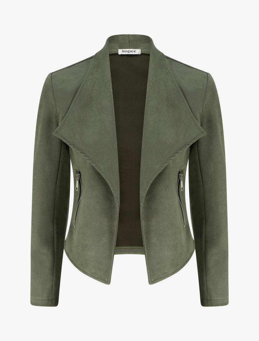 TOP VESTE D ETE TURQUOISE MARQUE *OLIVE* T 38/40 TOP VESTE D ETE TURQUOISE MARQUE *OLIVE* T 38/40