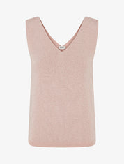 Top sans manches irisé - Rose - 1