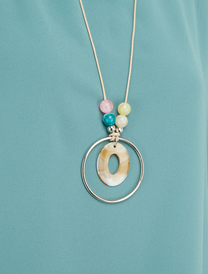 Top boule uni à manches courtes - Vert d&