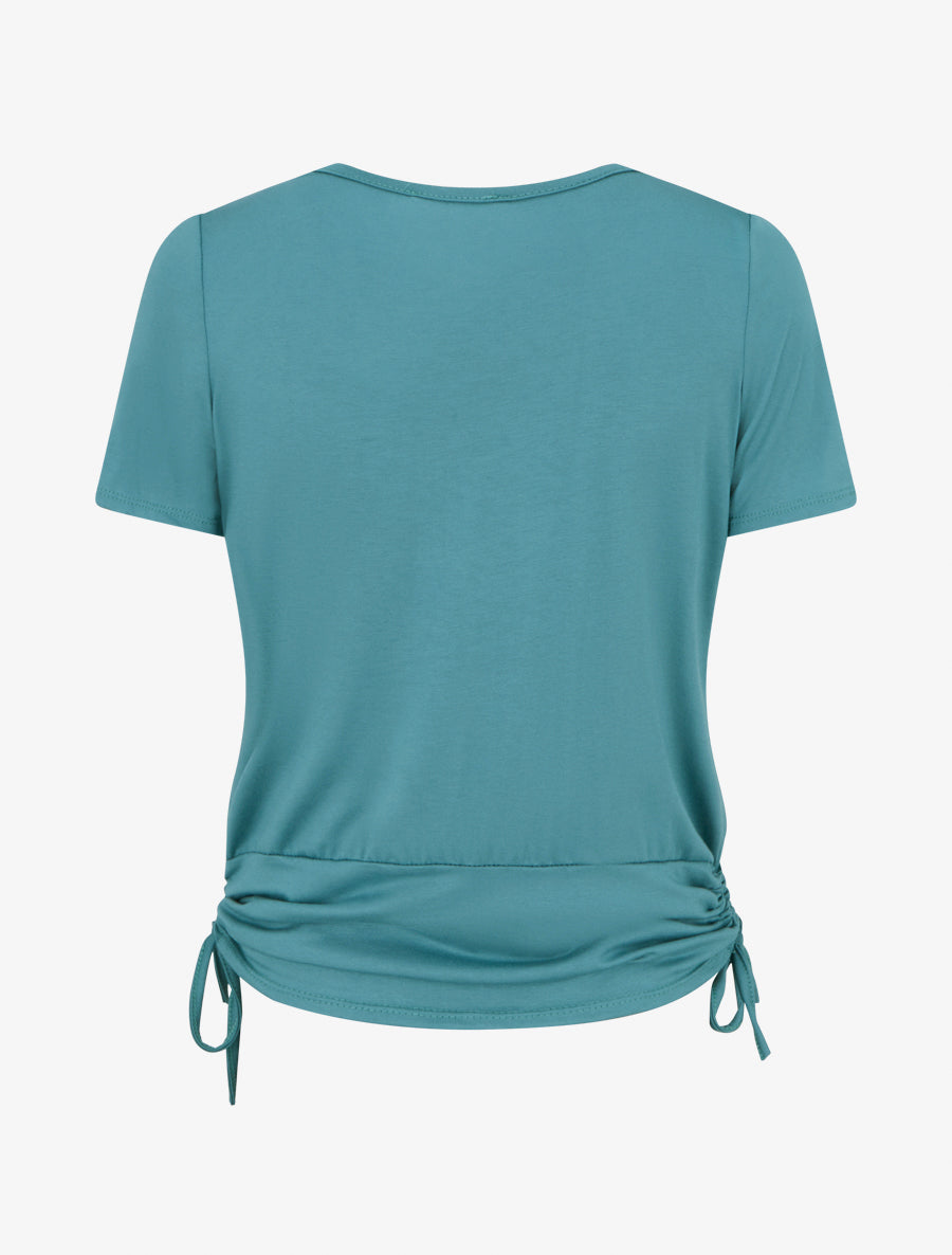 Top effet superposé à chaînes - Turquoise - 2