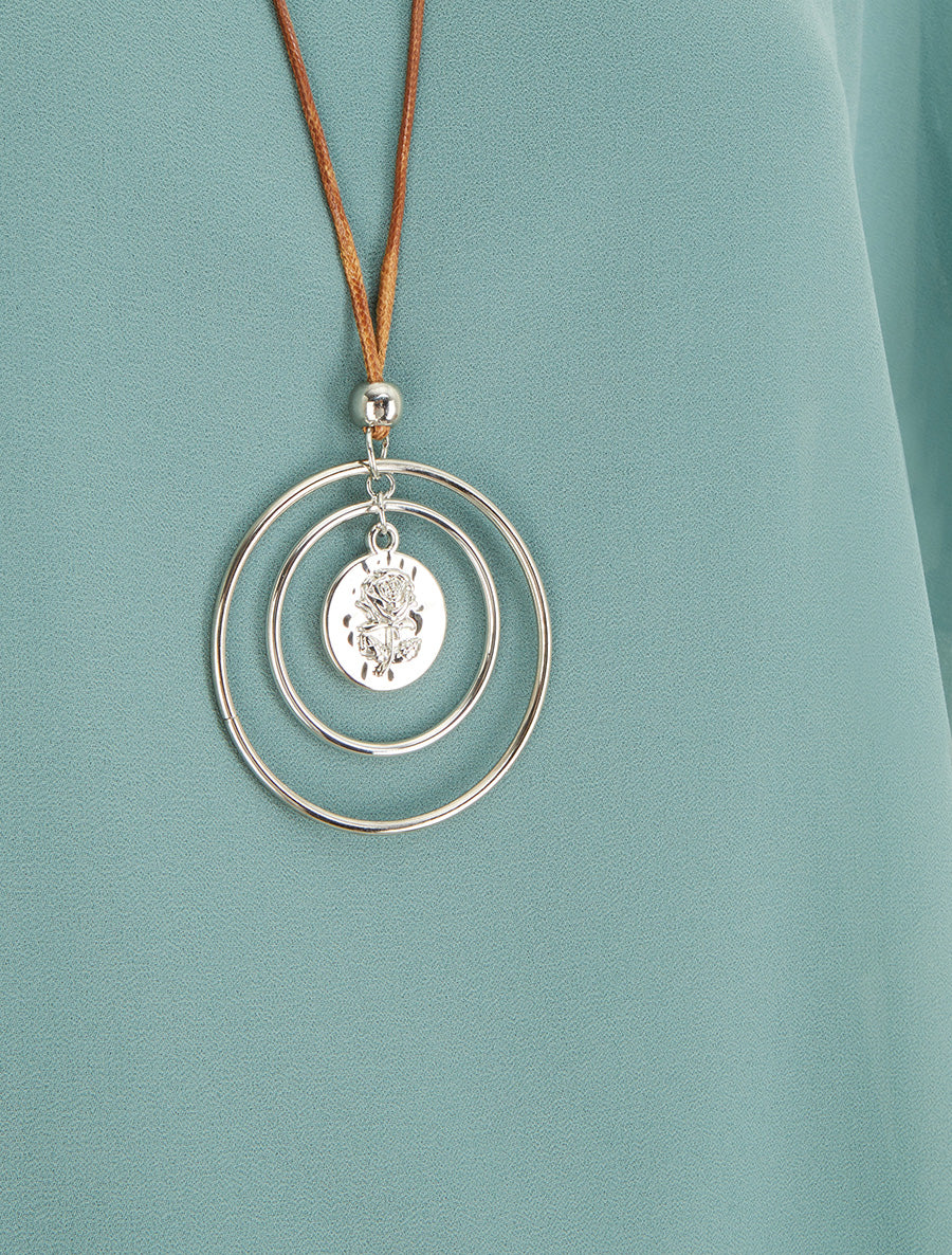 Top droit fluide en voile - Turquoise - 3