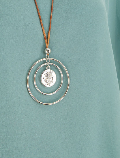 Top droit fluide en voile - Turquoise - 3