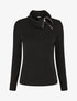 Pull fin à col montant zippé - Noir - 4