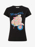 T-shirt à motif scooter strassé - Noir - 1