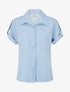 Chemise uni à poches - Bleu ciel - 1