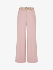 Pantalon à fines rayures irisées - Rose - 1