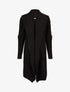 Gilet oversize ouvert - Noir - 1