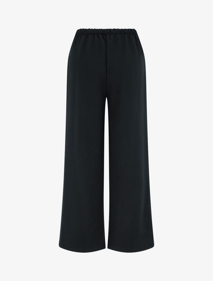Pantalon taille haute à boutons et chaîne - Noir - 2