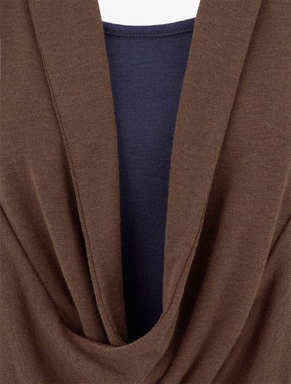 Pull à doublure en trompe l&