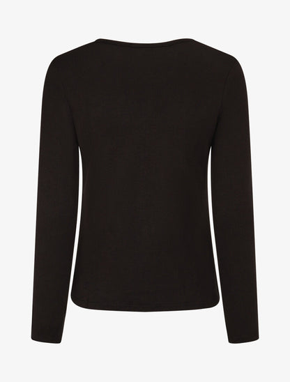 Pull fin à détails irisés - Noir - 2