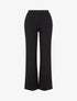 Pantalon uni coupe droite - Noir - 1