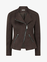 Veste perfecto à épaulettes - Marron