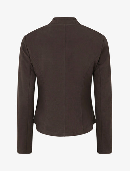 Veste perfecto à épaulettes - Marron