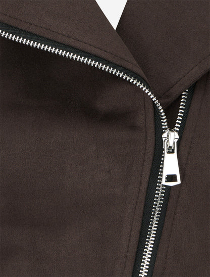 Veste perfecto à épaulettes - Marron