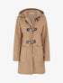 Duffle-coat droit long - Camel - 1