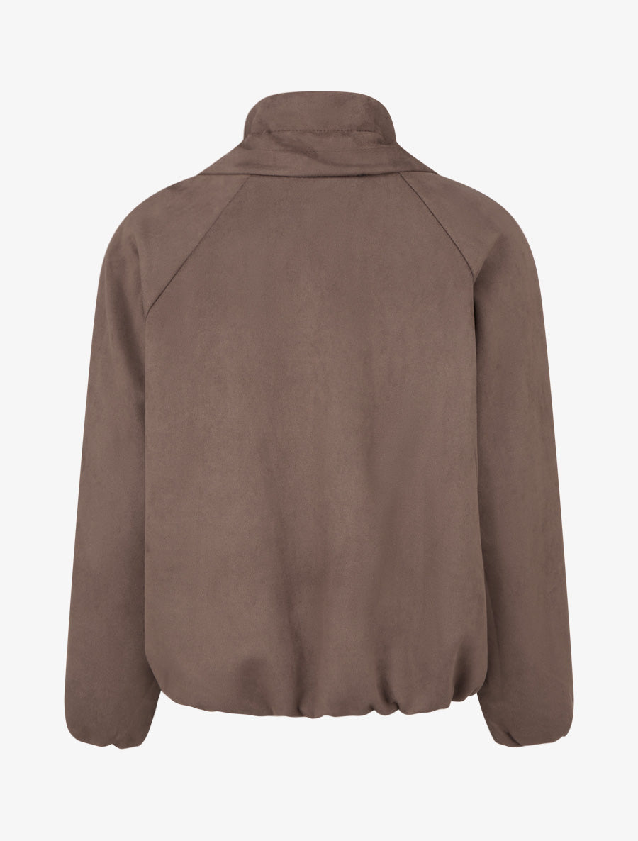 Bomber uni à poches - Marron - 2