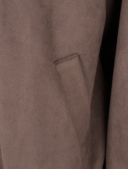 Bomber uni à poches - Marron - 3