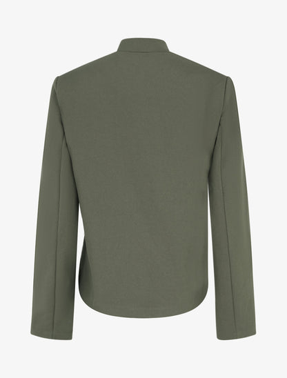 Veste droite ouverte style officier - Kaki - 2