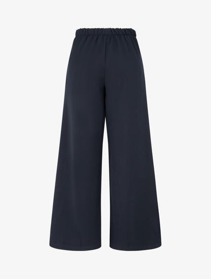 Pantalon à pont à boutons décoratifs - Marine - 2