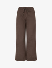 Pantalon style jogging - Marron - 1