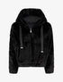 Veste en fourrure synthétique - Noir - 1