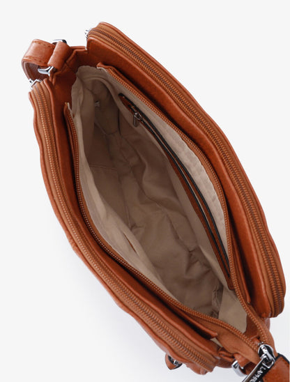 Sac besace Amara - Camel - 5