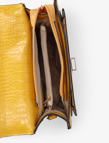 Sac à main Léo - Jaune - 4