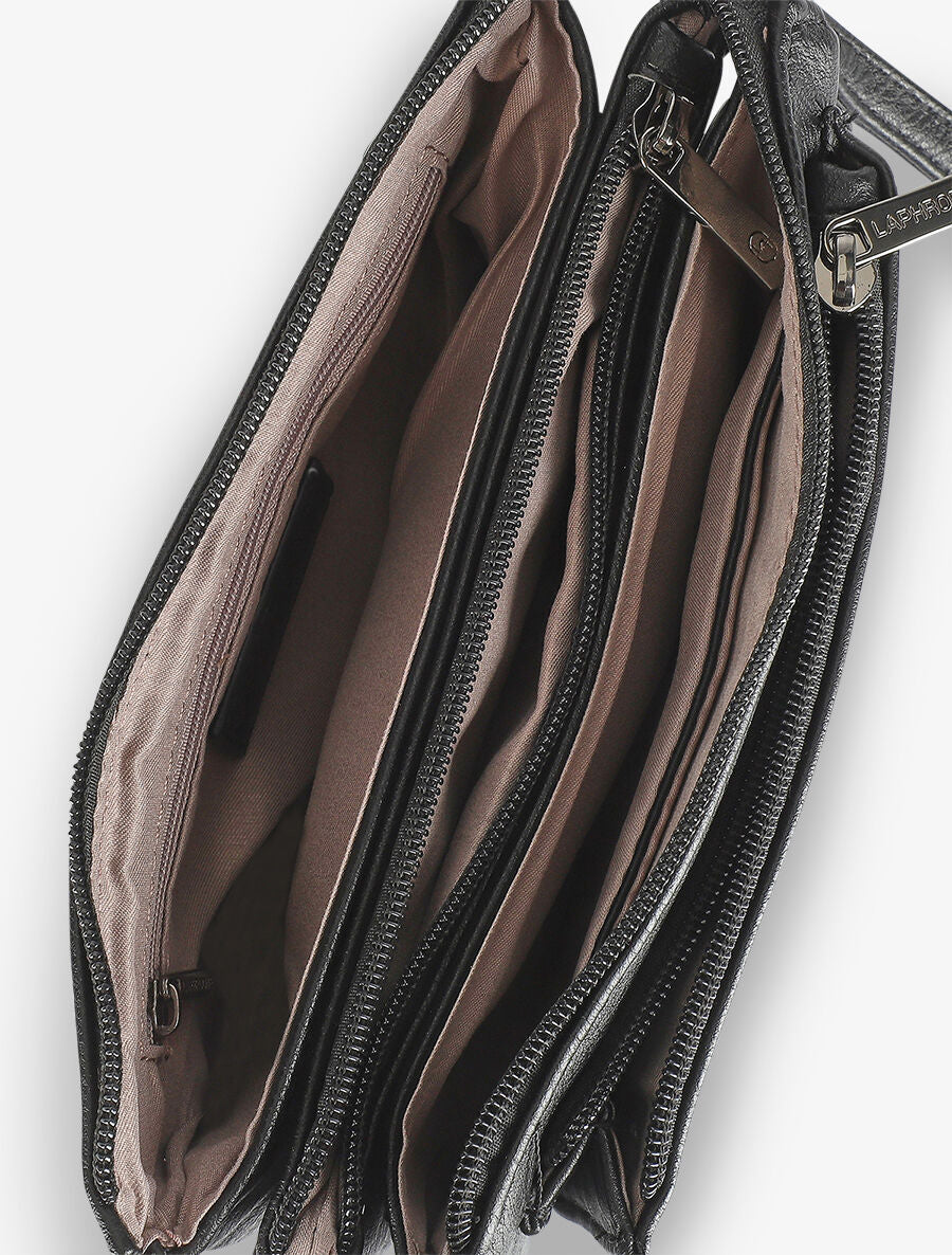 Sac besace Marina - Noir - 4
