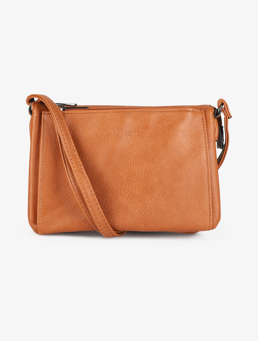 Sac besace Marina - Camel - 1