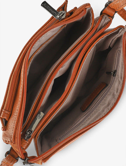 Sac besace Marina - Camel - 4