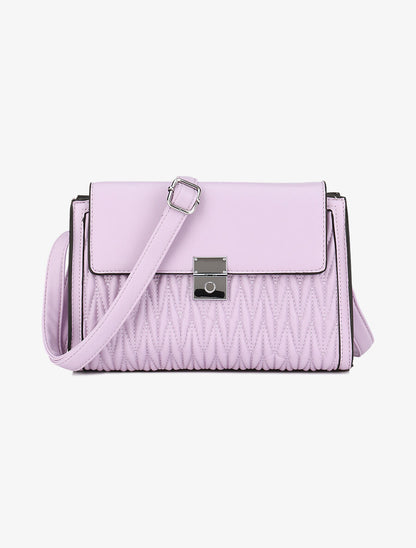 Sac besace Thibaula - Lilas - 5