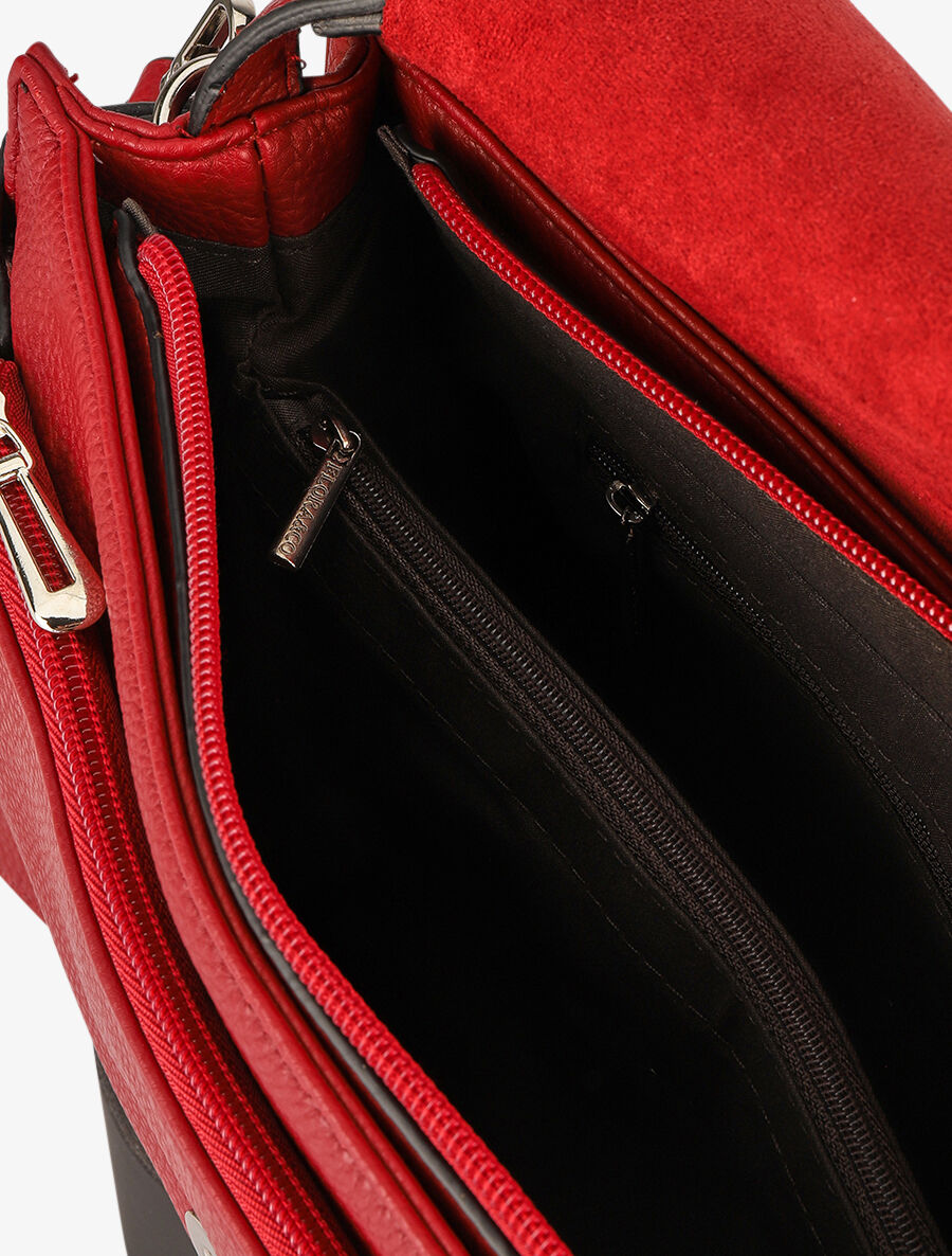 Sac cartable Kara - Rouge - 4