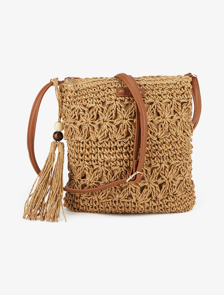 Sac bandoulière Joanie - Taupe - 1