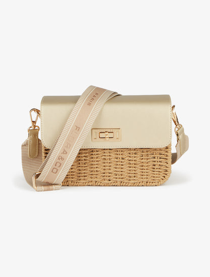 Sac besace Amandine - Or - 1