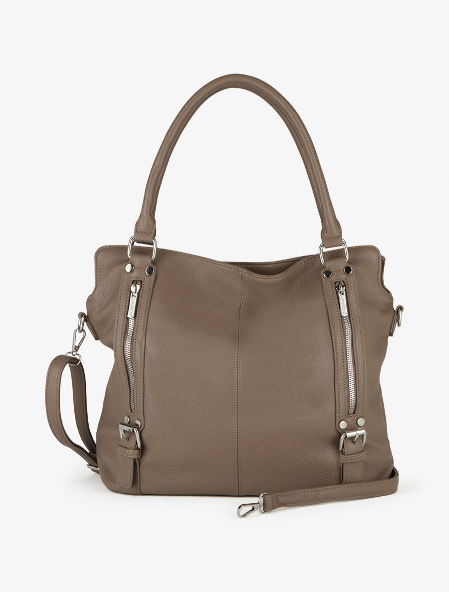 Sac cabas Eugénie - Taupe - 1