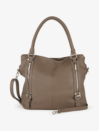 Sac cabas Eugénie - Taupe - 1