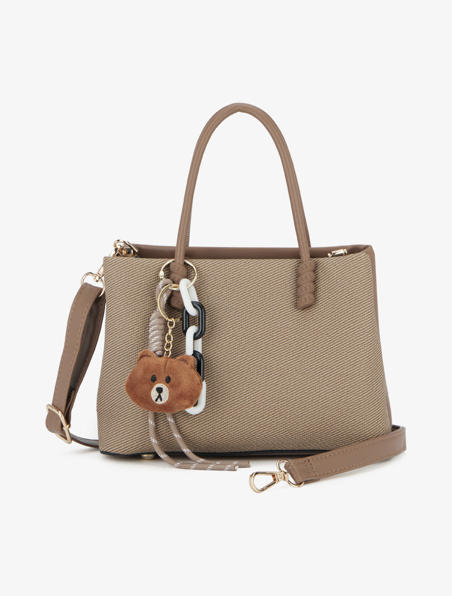 Sac besace Rachel - Taupe - 1