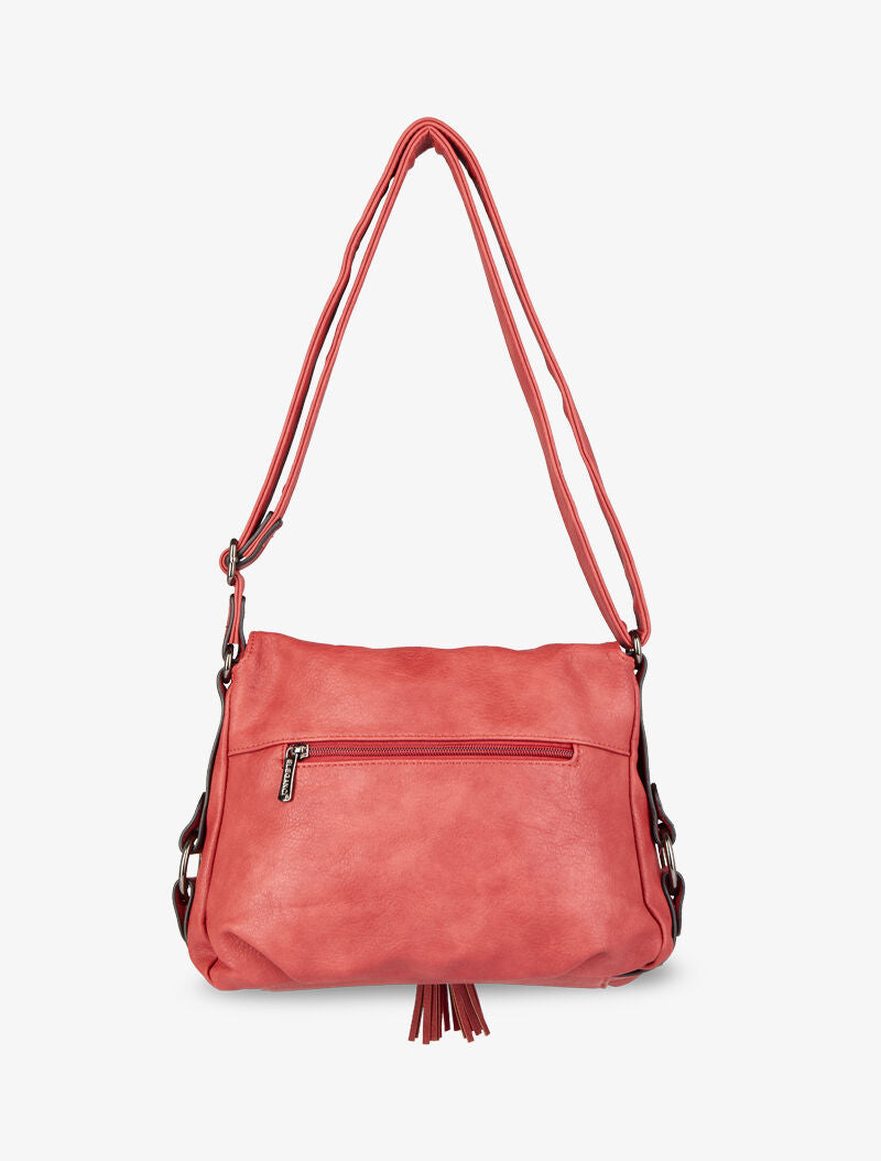 Sac besace Aline - Rouge - 3